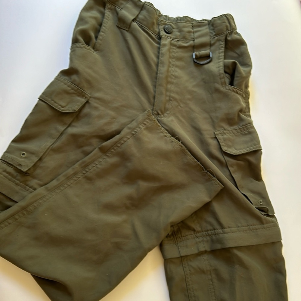 Boy Scouts of America, uniform pants, youth, small /med. zip off , switchback